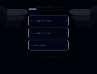 freesamplebook.com screenshot