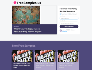 freesamples.us screenshot