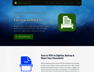 freescantopdf.com screenshot