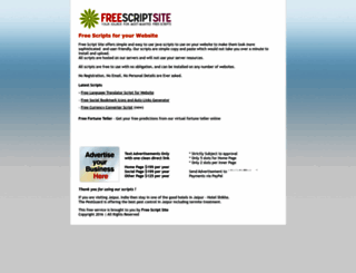 freescriptsite.com screenshot