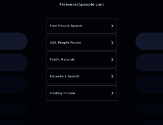 freesearchpeople.com screenshot