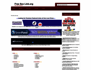 freeseolink.org screenshot