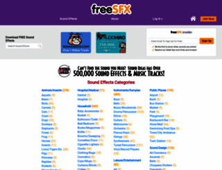 freesfx.co.uk screenshot