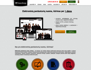 freeshop.lt screenshot