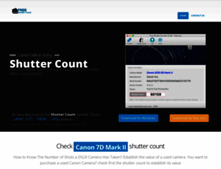 freeshuttercount.com screenshot