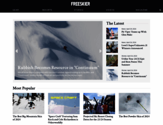 freeskier.com screenshot