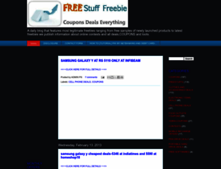freestuff-freebie.blogspot.in screenshot