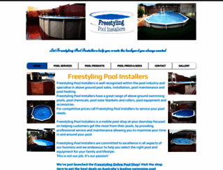 freestylingpoolinstallers.com screenshot