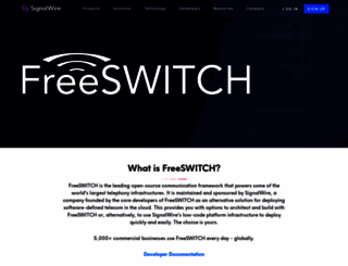 freeswitch.org screenshot