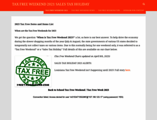 freetaxweekend.com screenshot