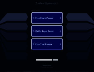 freetestpapers.com screenshot