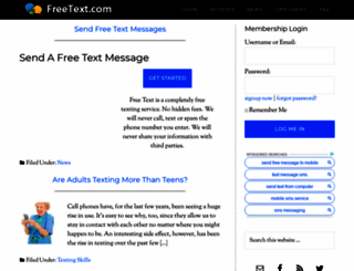 freetext.com screenshot