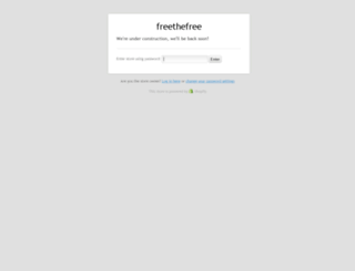 freethefree.myshopify.com screenshot