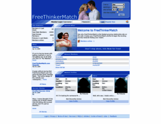 freethinkermatch.com screenshot