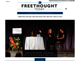 freethoughttoday.com screenshot