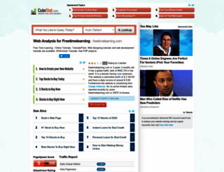 freetimelearning.com.cutestat.com screenshot