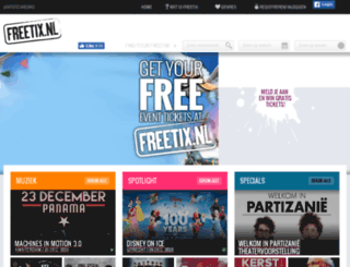 freetix.yourscene.nl screenshot