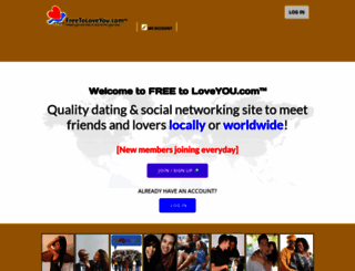freetoloveyou.com screenshot