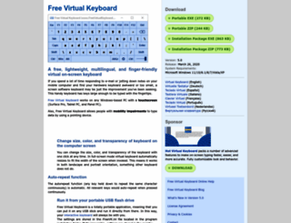 freevirtualkeyboard.com screenshot