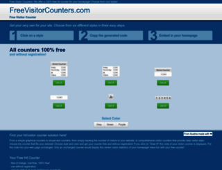 freevisitorcounters.com screenshot