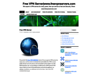 freevpnserver.wordpress.com screenshot
