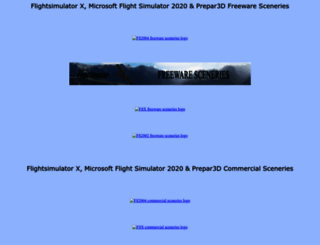freewarescenery.com screenshot