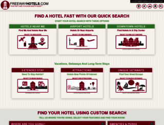 freewayhotels.com screenshot