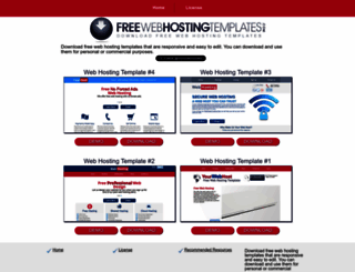 freewebhostingtemplates.com screenshot