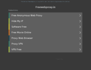 freewebproxy.in screenshot