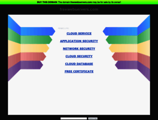 freewebservers.com screenshot