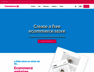 freewebstore.com screenshot