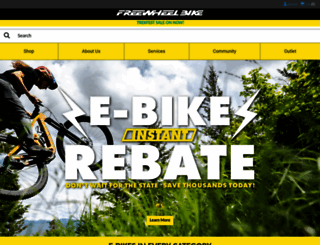 freewheelbike.com screenshot