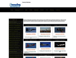 freewing.co.uk screenshot