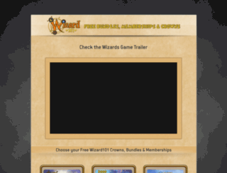 freewizard101-crowns.com screenshot