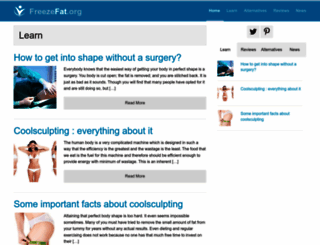 freezefat.org screenshot