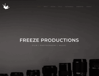 freezeproductions.co.uk screenshot