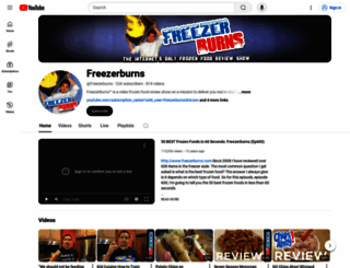 freezerburns.com screenshot