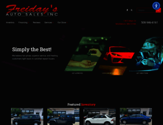 freidaysautosales.com screenshot