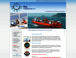 freightercruises.com screenshot