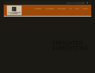 freighterexpeditions.com.au screenshot