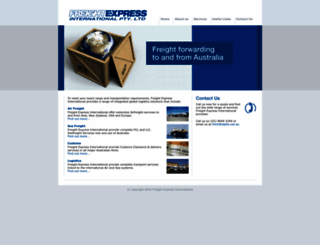 freightexpressinternational.com screenshot
