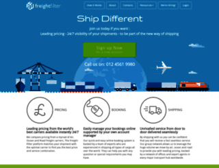 freightfilter.com screenshot