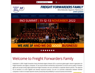 freightforwardersfamily.com screenshot