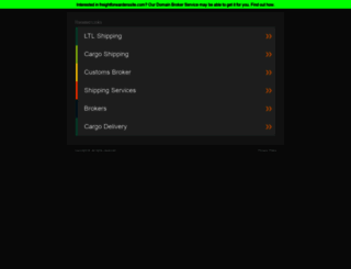 freightforwarderssite.com screenshot