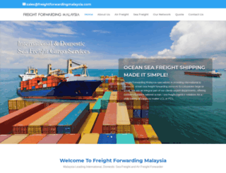 freightforwardingmalaysia.com screenshot