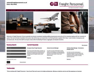 freightpersonnel.co.uk screenshot