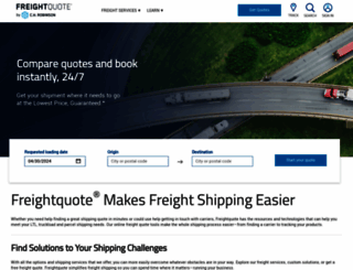 freightquote.com screenshot