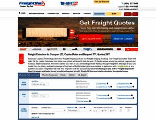 freightrun.com screenshot