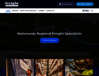 freightspecialists.com.au screenshot