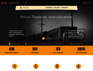 freighttransport.com.au screenshot